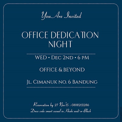 Building Dedication Night 